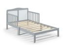 Birdie Toddler Bed Light Gray/White - as Pic