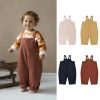 Baby Boy And Girl Solid Color Thickened Loose Comfy Romper - 73 (6-9M) - Apricot