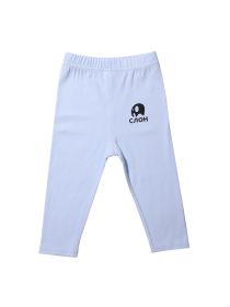 Baby Cotton Pants, Breathable and Comfortable (Color: light blue, size: 100cm)