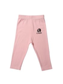 Baby Cotton Pants, Breathable and Comfortable (Color: pink, size: 100cm)